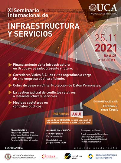 XI Seminario Internacional de Infraestructura y Servicios en la UCA