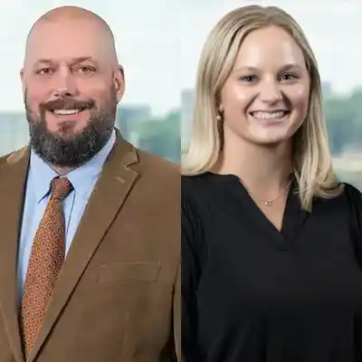 Adam Artigliere, (socio) y Serina G. Combs, (Asociada) en Burr & Forman LLP.