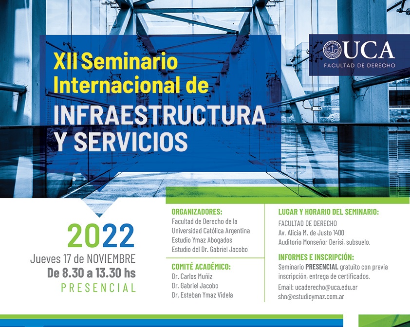 XII Seminario Internacional de INFRAESTRUCTURA Y SERVICIOS