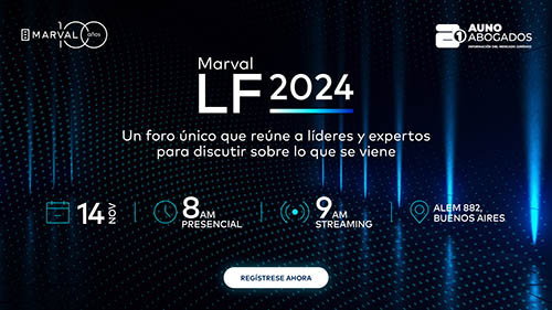 Se acerca el “Marval Legal Forecast 2024”