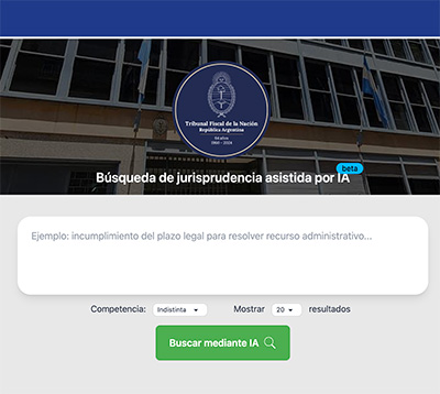 El Tribunal Fiscal de la Nación lanza su herramienta de búsqueda asistida por IA