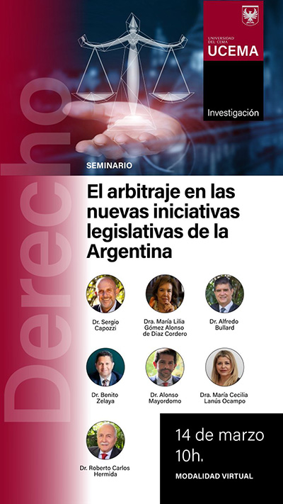 Seminario: El arbitraje en las nuevas iniciativas legislativas de la Argentina