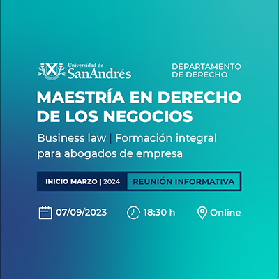 UdeSA: Maestría en Derecho de los Negocios (Derecho Empresario)