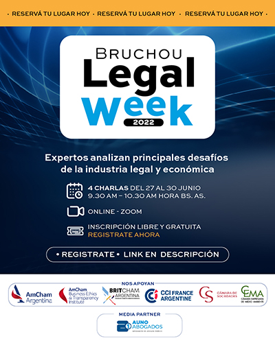 Llega la nueva edición Bruchou Legal Week 2022