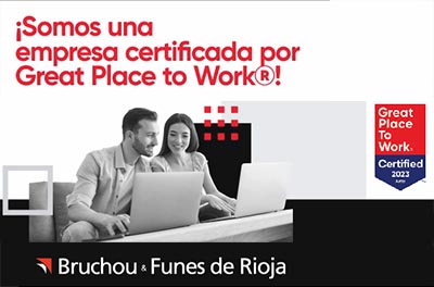Bruchou &amp; Funes de Rioja obtuvo la Certificación™ de Great Place to Work®