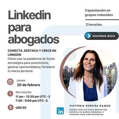 Victoria Pereira Ramos / Linkedin para Abogados