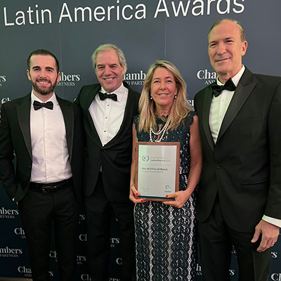 Marval O´Farrell Mairal por 5to año consecutivo es el Estudio Jurídico del Año en Argentina, de acuerdo con Chambers and Partners