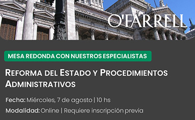 Mesa redonda: Reforma del Estado y procedimientos administrativos