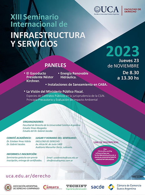 XIII Seminario Internacional de Infraestructura y Servicios en la UCA
