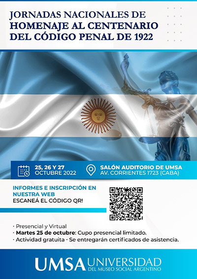 Homenaje al Centenario del Código Penal de 1922
