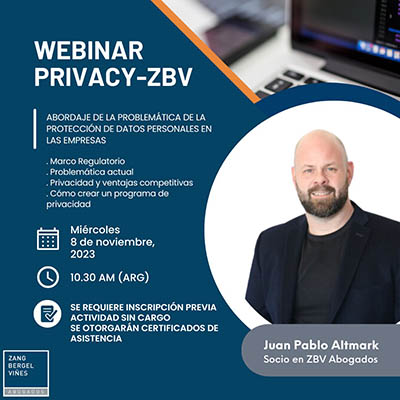 Privacy ZBV | Abordaje de la Problemática de la Protección de Datos Personales en las Empresas
